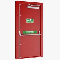 Single Fire Exit Door