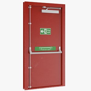 Single Fire Exit Door
