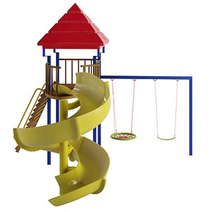 3D children playground
