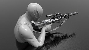 3D AUG Gun Fps - Tps