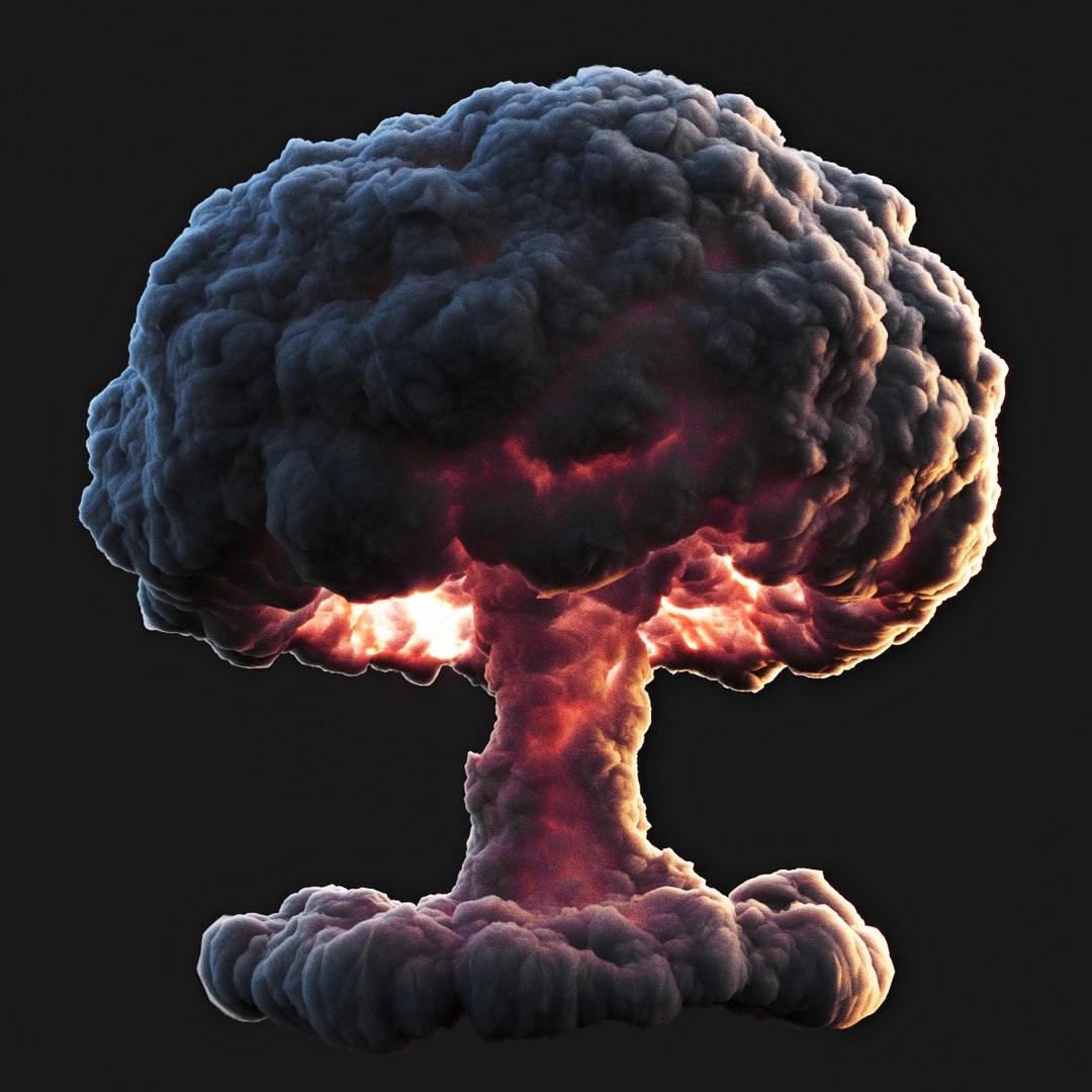 3D model nuclear explosion - TurboSquid 1310503