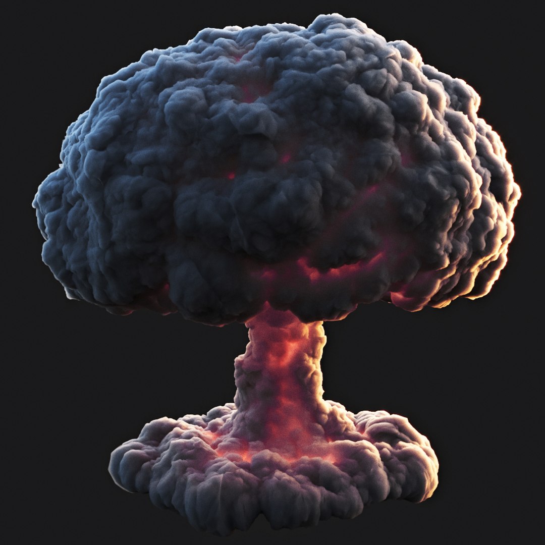 3D model nuclear explosion - TurboSquid 1310503