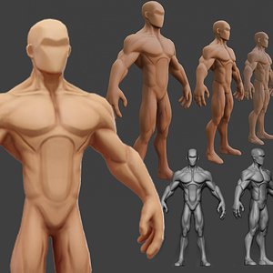 3D Stylized Male Base Character