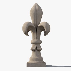 Fleur De Lis Finial Stone