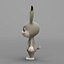 Rabbit cartoon character modeling textures