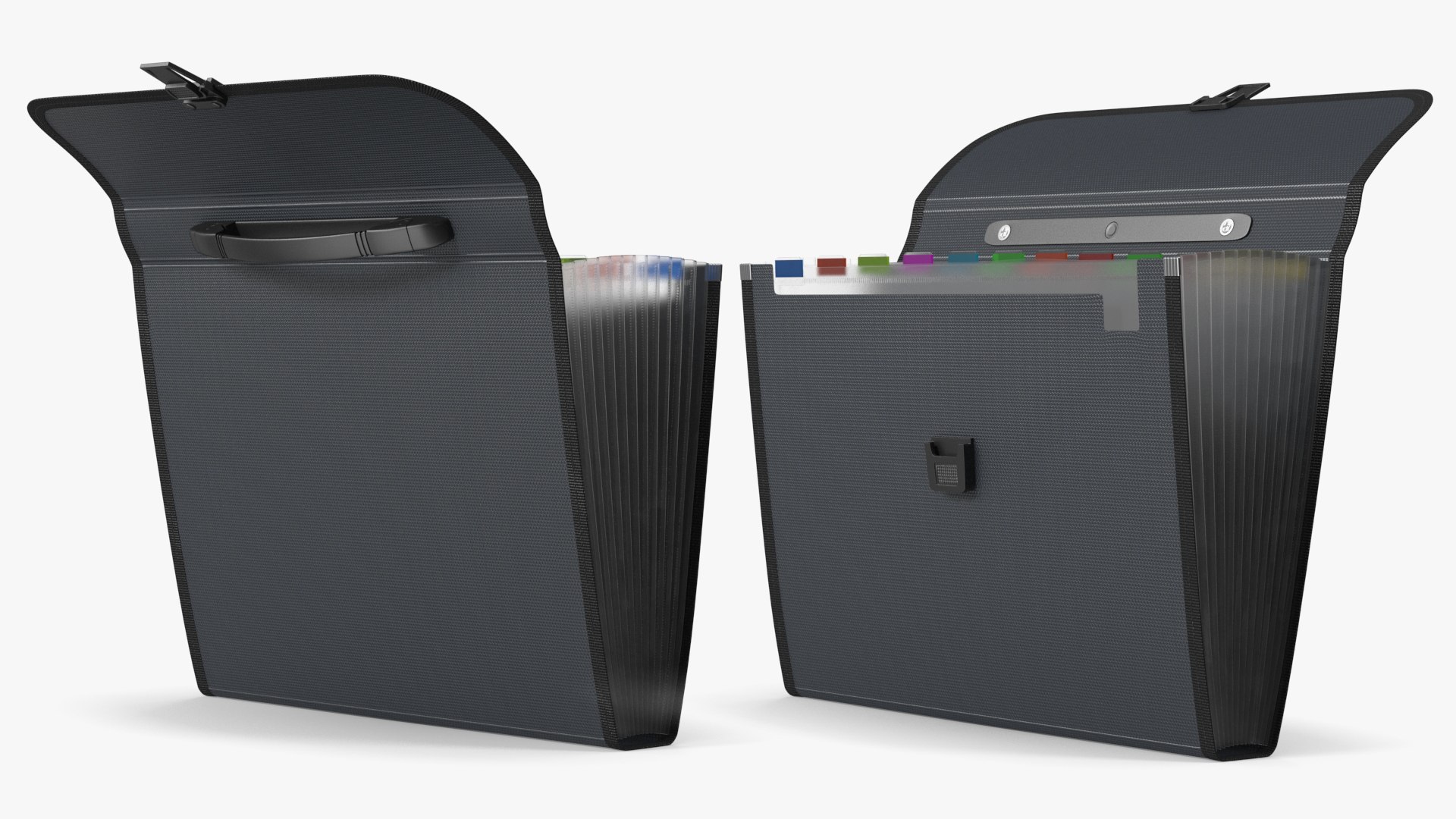 Accordion Document Holder Black Open 3D Model TurboSquid 1992608