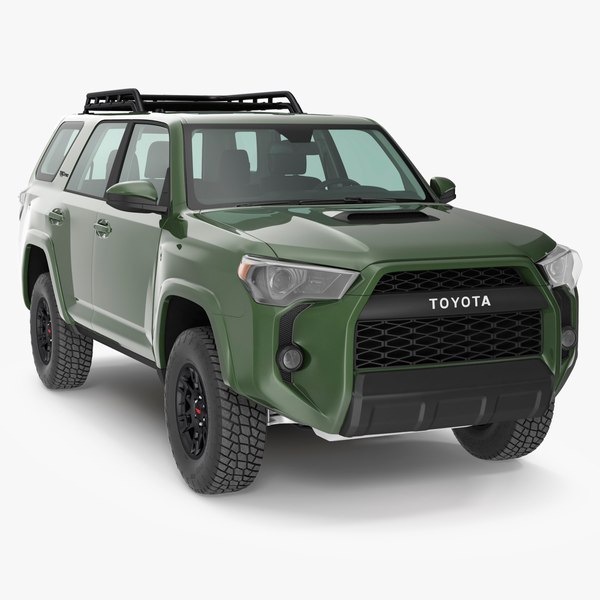 3D Toyota 4Runner TRD Pro Army Green 2021