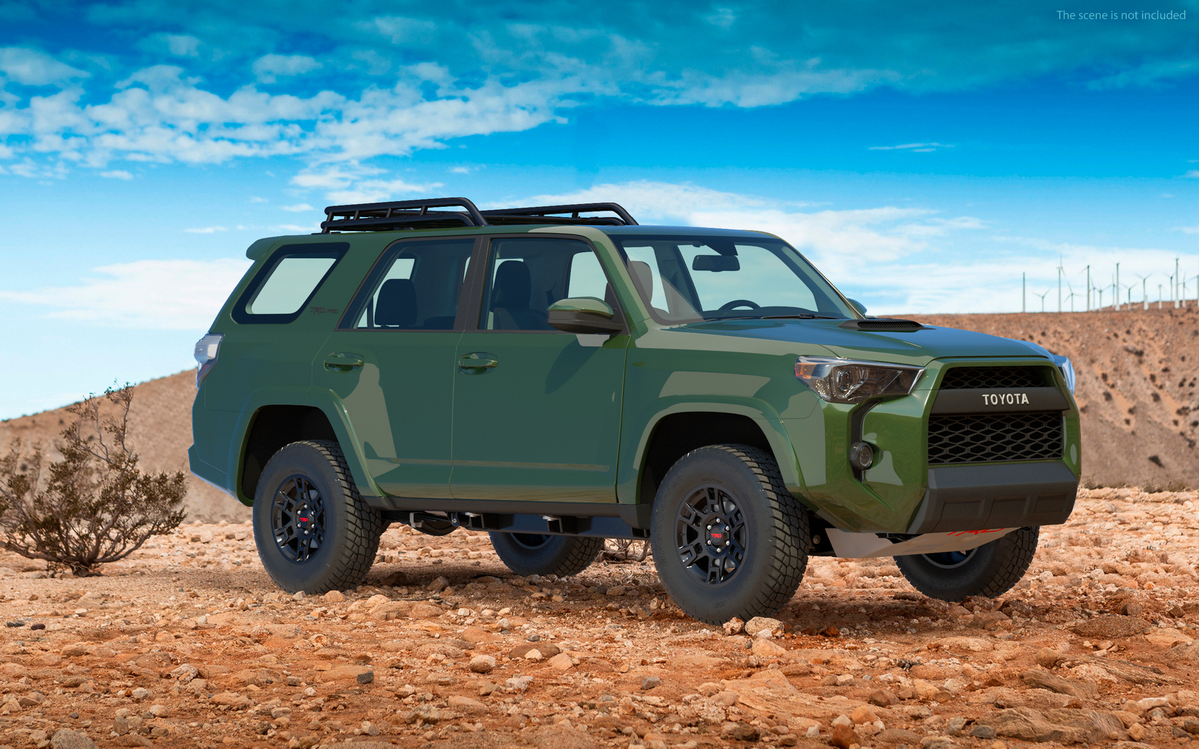 Modèle 3d De Toyota 4runner Trd Pro Army Vert 2021 Turbosquid 1747740