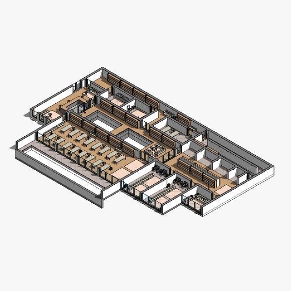 3D model Spa - Revit model