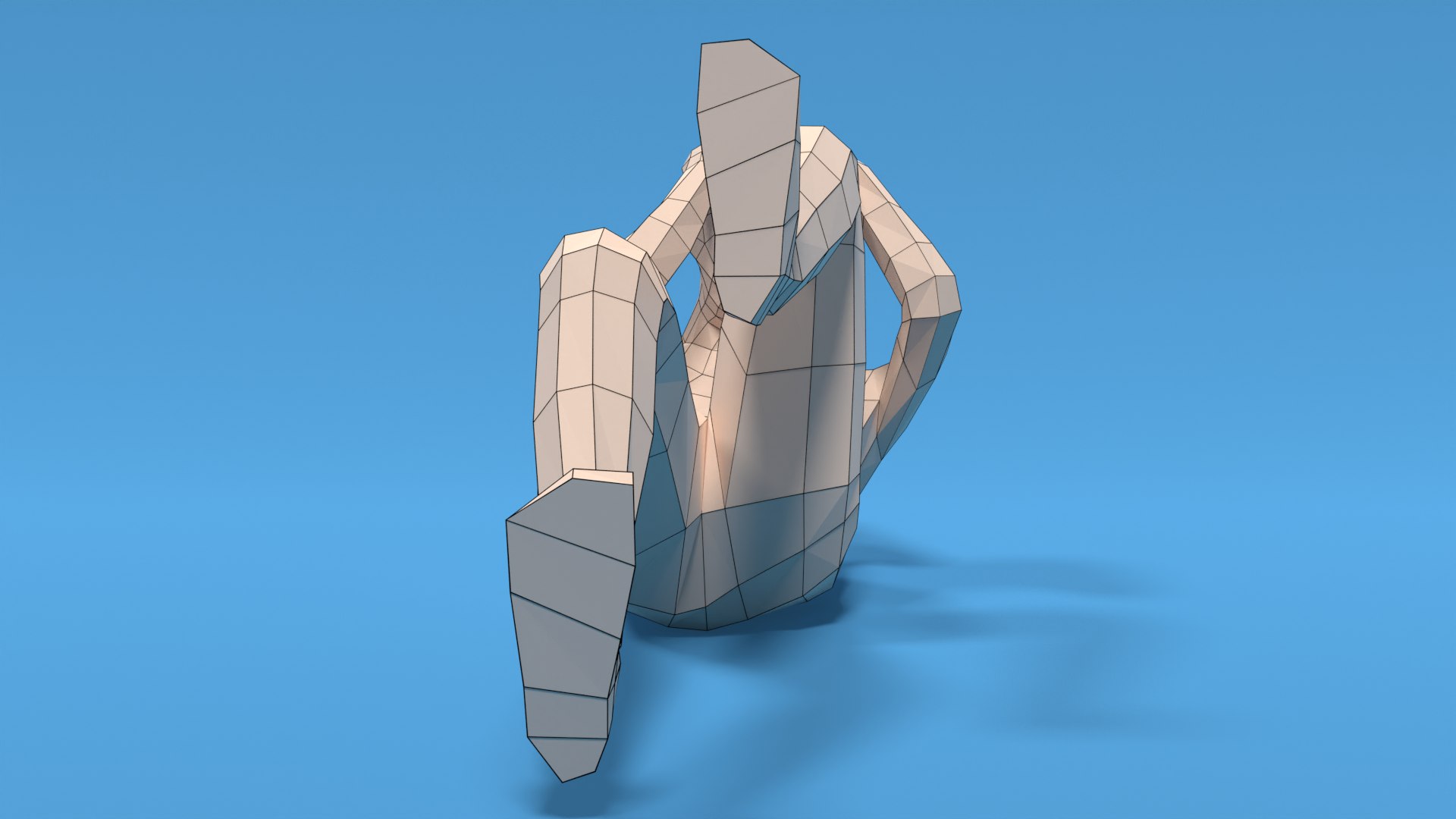 Low Poly Kid Bicycle Crunch 3D - TurboSquid 1907559