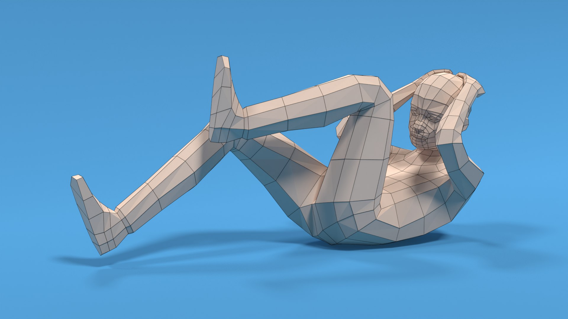 Low Poly Kid Bicycle Crunch 3D - TurboSquid 1907559