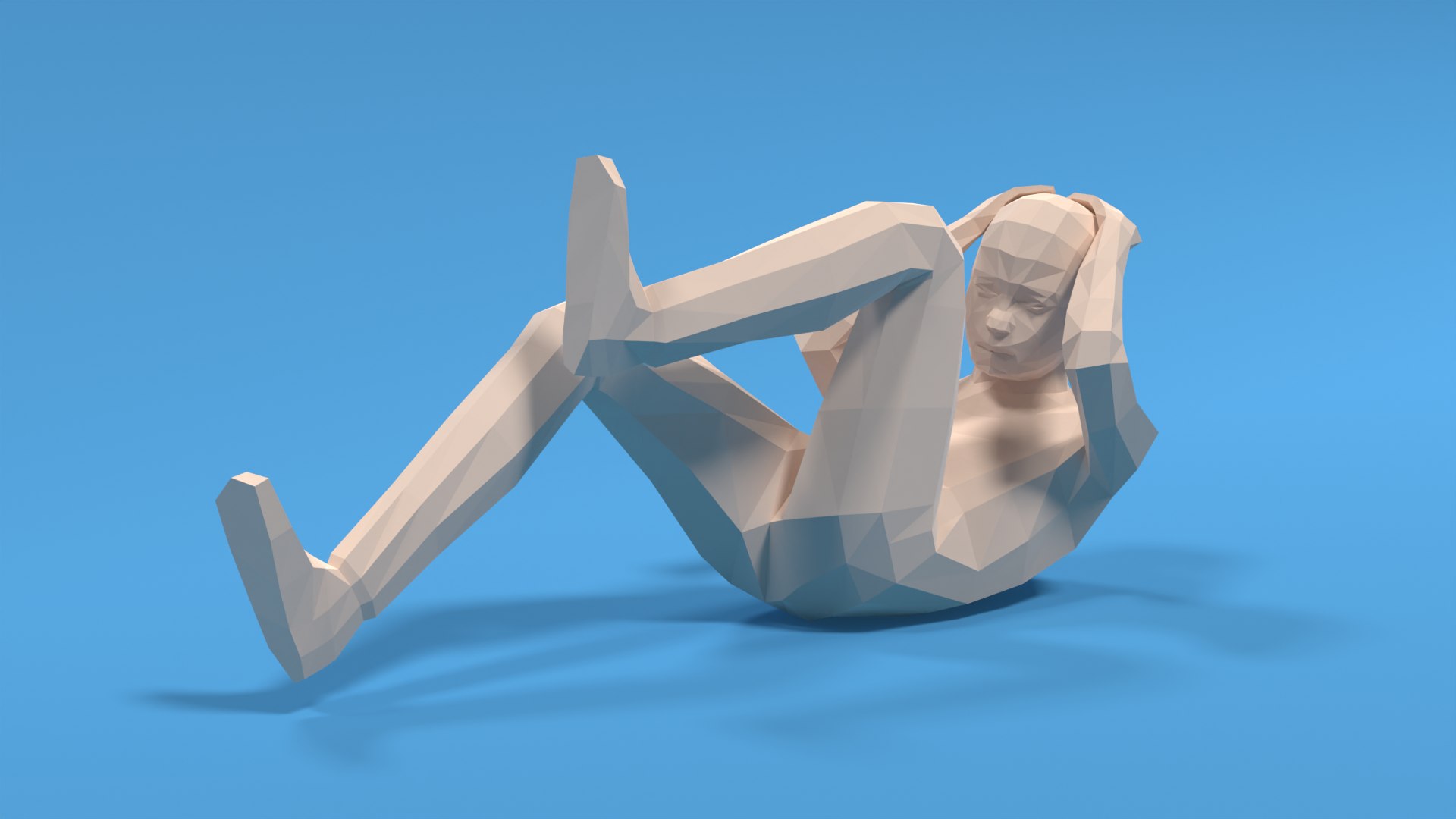 Low Poly Kid Bicycle Crunch 3D - TurboSquid 1907559
