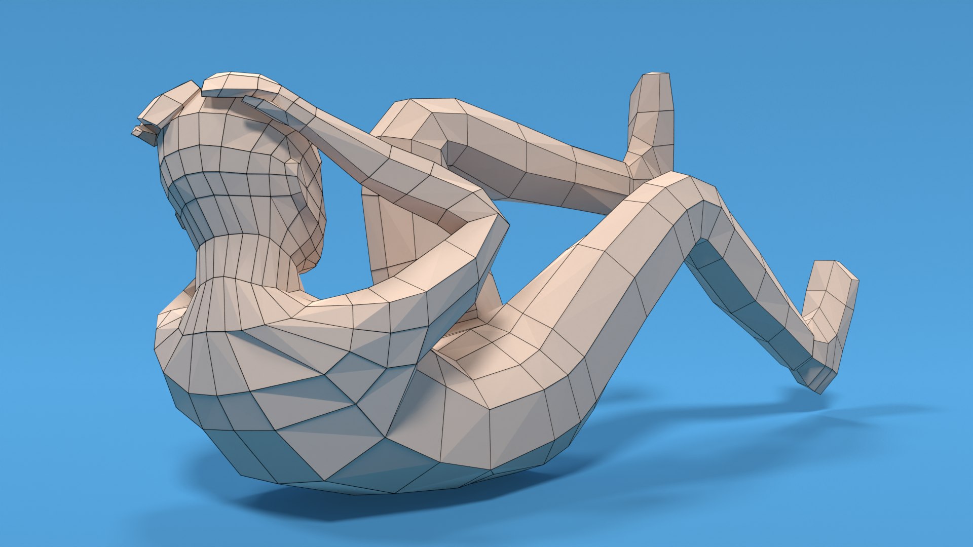 Low Poly Kid Bicycle Crunch 3D - TurboSquid 1907559