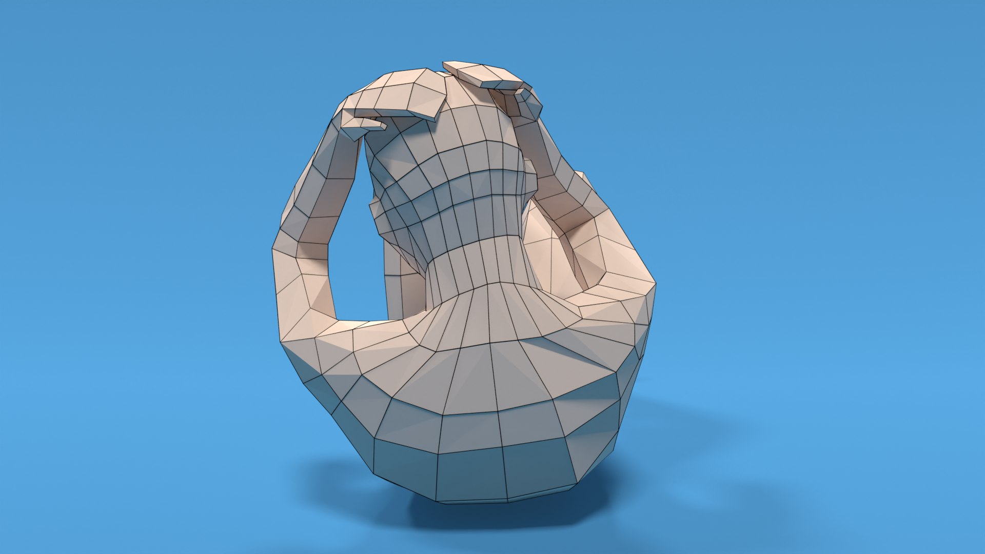 Low Poly Kid Bicycle Crunch 3D - TurboSquid 1907559