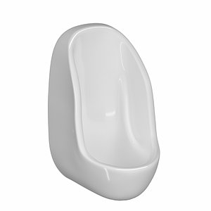 Urinal 3D model Modeled in 3ds max