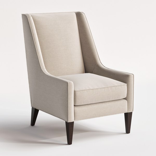 baker wing back chair