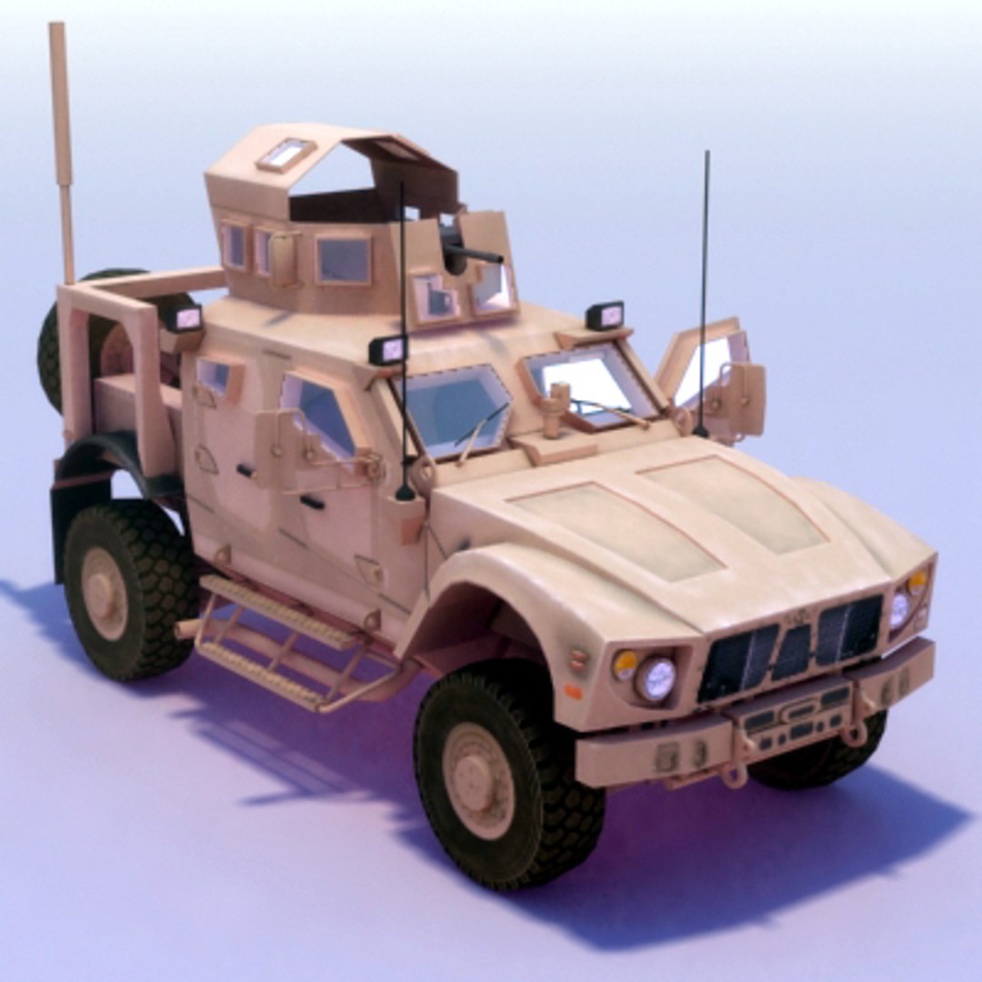 3d M-atv 4x4 Mrap Model