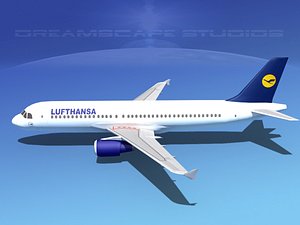 3d model a320 airbus