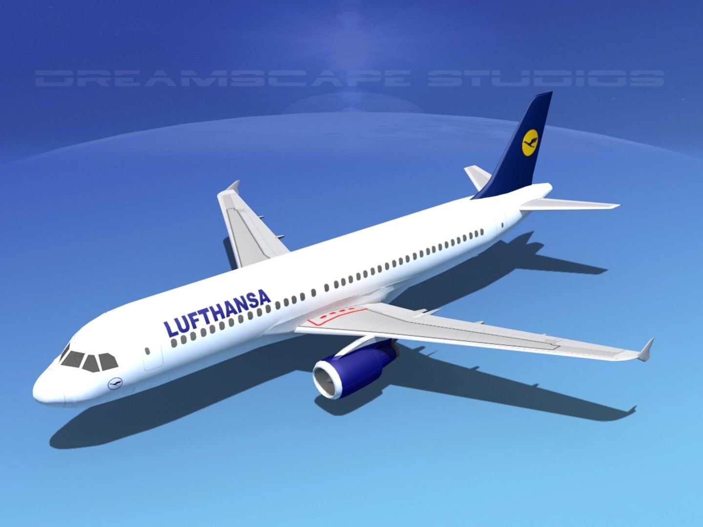 3d model a320 airbus