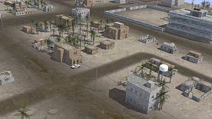 3d model arab town