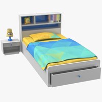 Kids Bed With Accessories