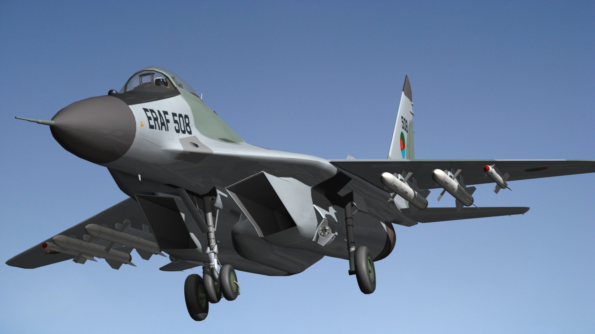 Mikoyan Air Force 3D Model - TurboSquid 1702164