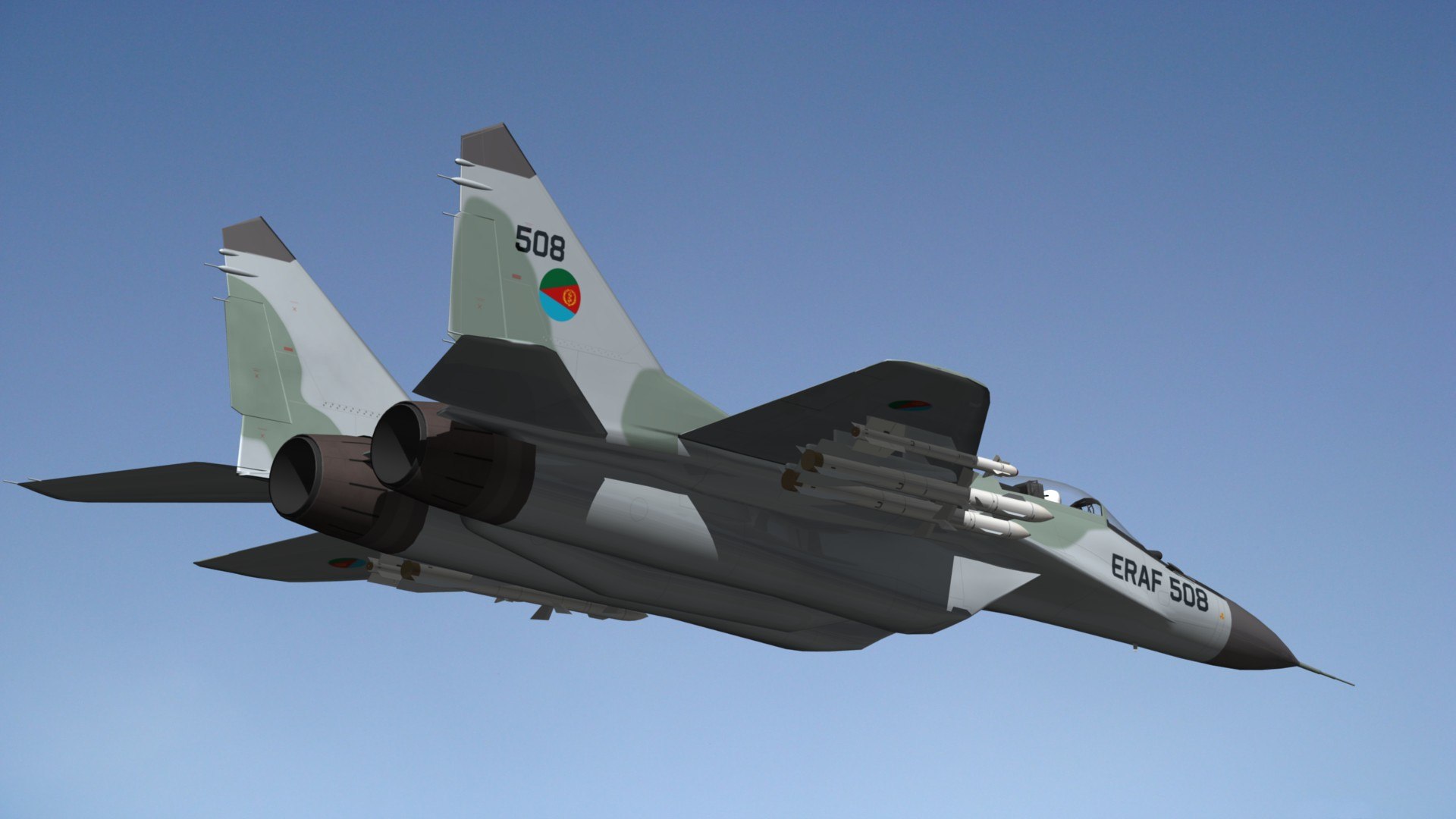 Mikoyan Air Force 3D Model - TurboSquid 1702164