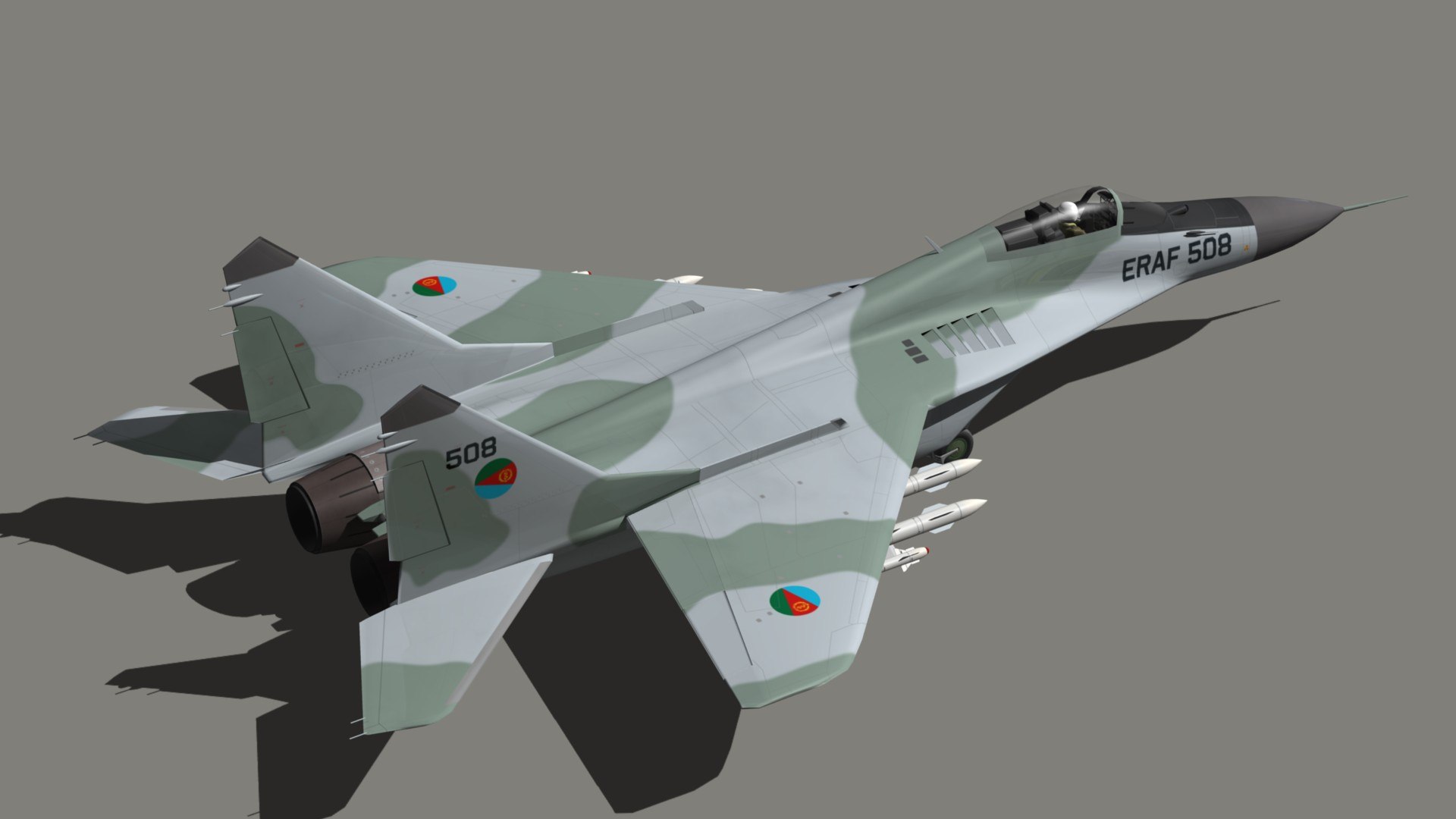 Mikoyan Air Force 3D Model - TurboSquid 1702164