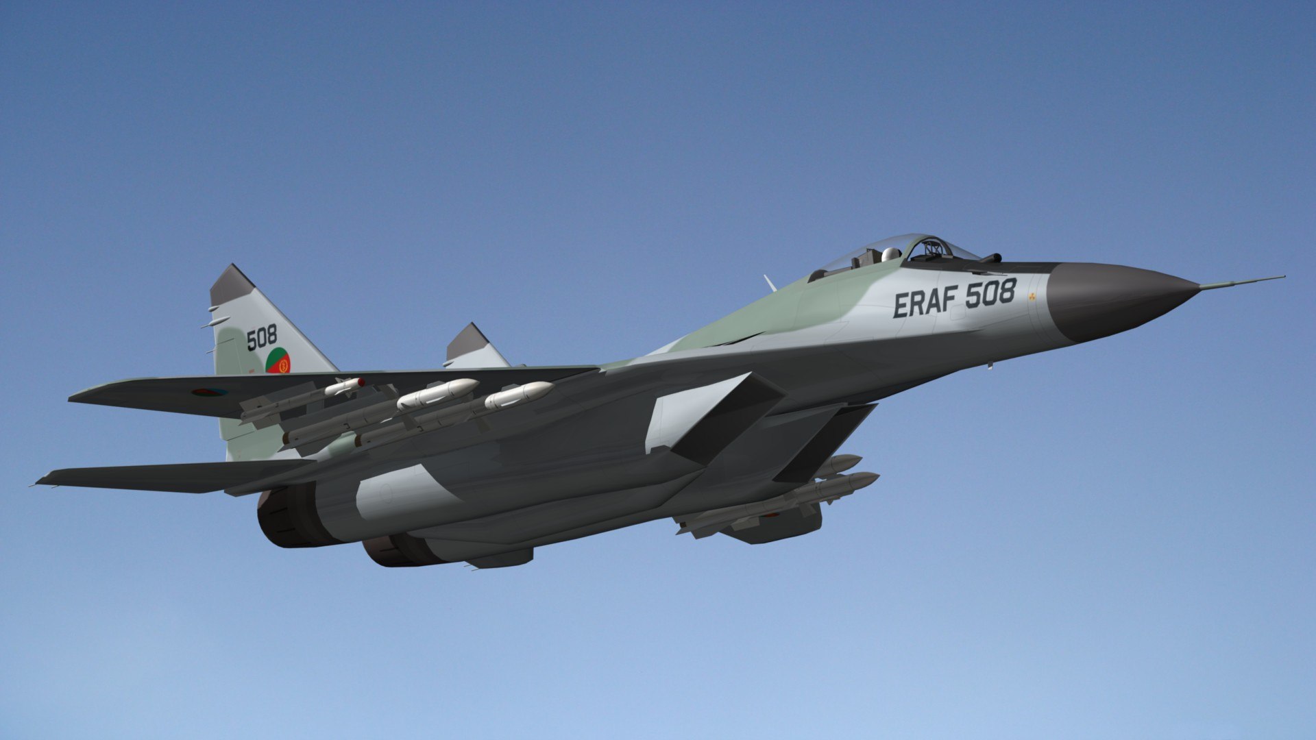 Mikoyan Air Force 3D Model - TurboSquid 1702164