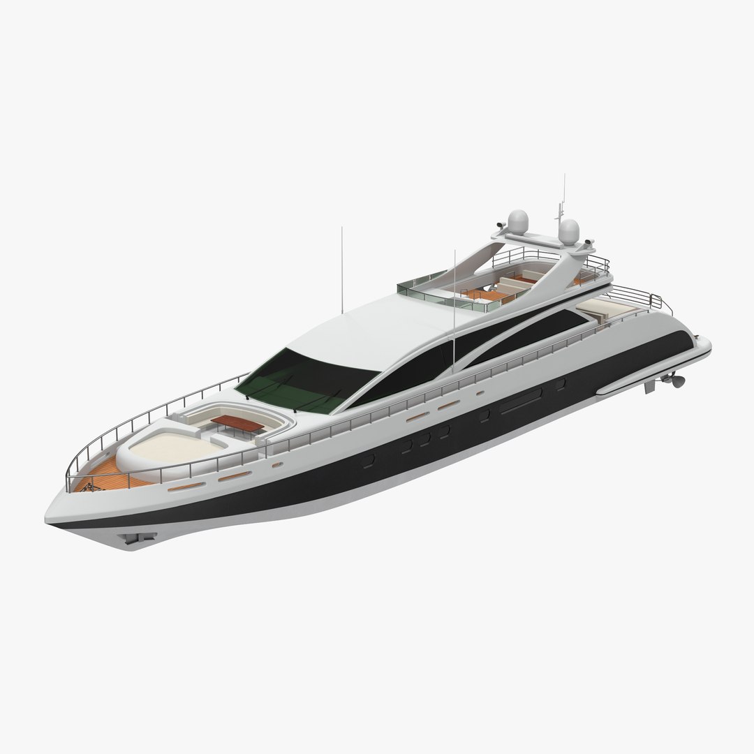 Motor Yacht 2 3D model preview