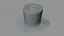 Stylized Black Top Hat 3D Model