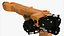 Industrial Robot Arm Kuka KR 60-4 on Stand Rigged for Maya