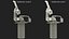 Industrial Robot Arm Kuka KR 60-4 on Stand Rigged for Maya