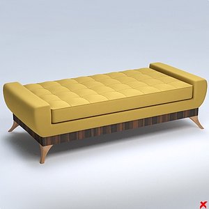 3d bench model