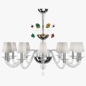 Barovier & Toso Madame J Chandelier