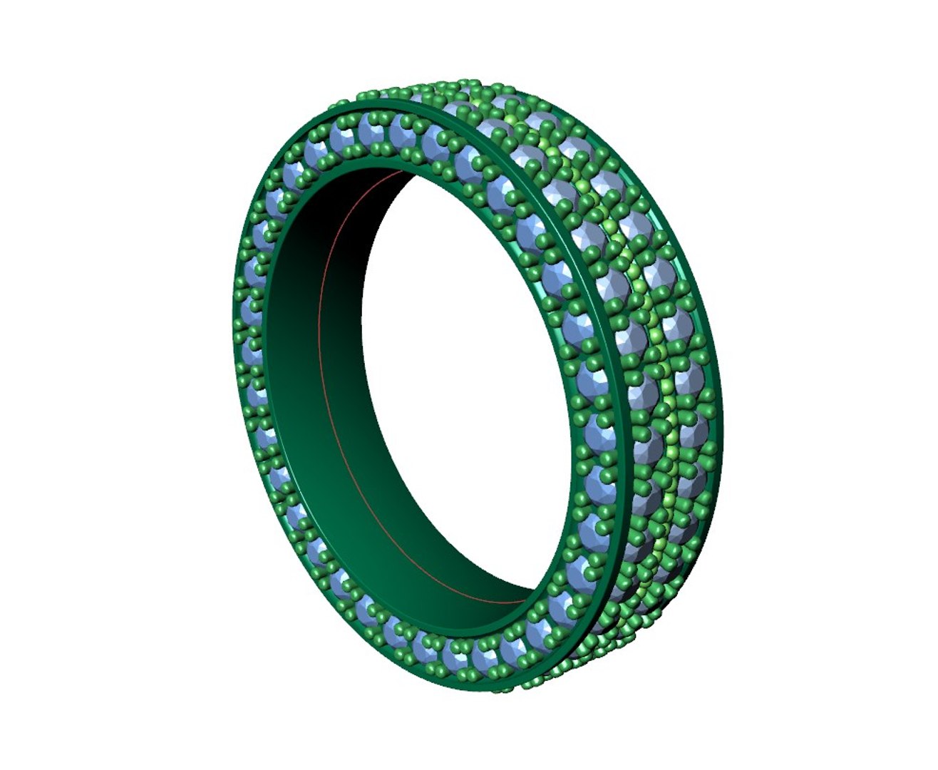 Wedding Set Ring Women Men Ring CAD Design-PSJM001V13 model ...
