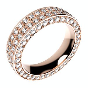 Wedding Set Ring Women Men Ring CAD Design-PSJM001V13 model