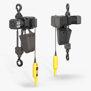 Electric Lifting Hoist Black