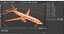 United Airlines Boeing 737 Max 8 Rigged for Cinema 4D model