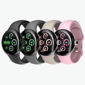 Google Pixel Watch 3 All Colors 3D model