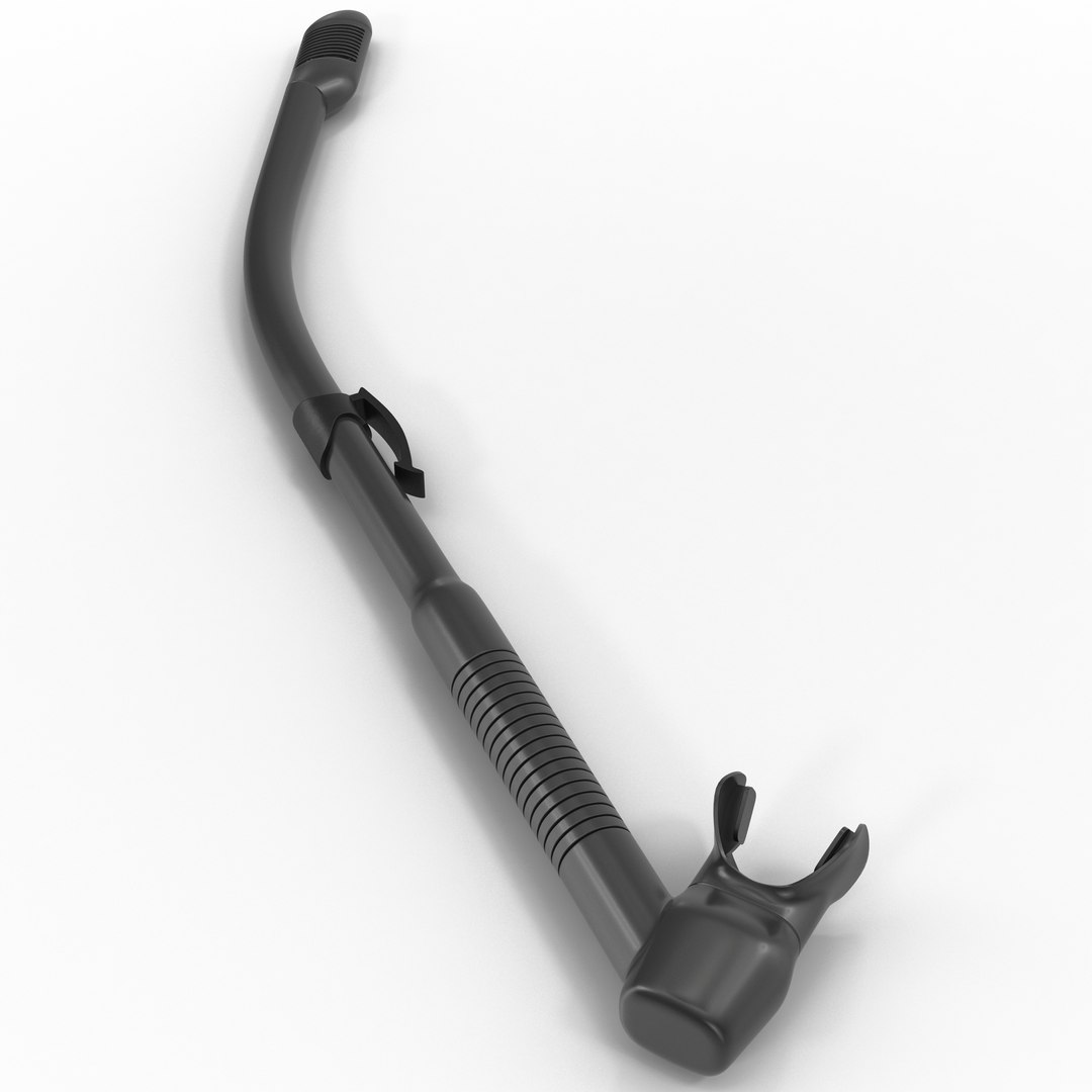 Diving Snorkel 3D model preview