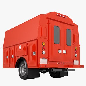 3D Service Truck Cabin 03 model