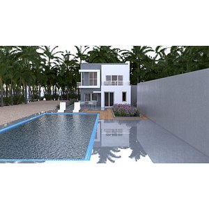 laos Archviz Exterior