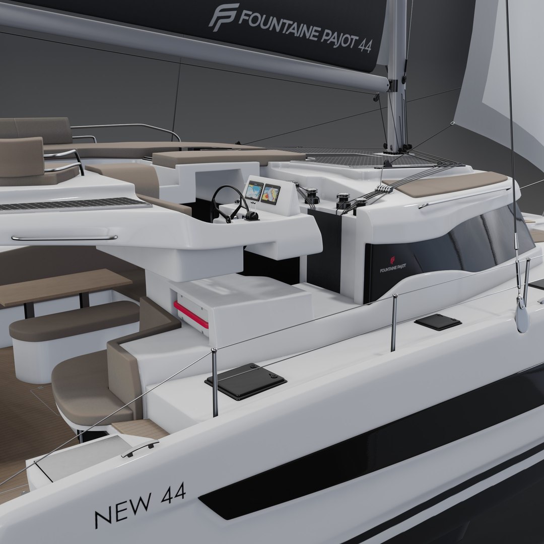 3D model Fountaine Pajot 44 Catamaran 3D https://p.turbosquid.com/ts-thumb/hy/UzlVsw/6A/fountainepajot44r4/jpg/1739274945/1920x1080/fit_q87/e9d63a6d07fb3b789b290dcbca47efe8b7142ac9/fountainepajot44r4.jpg