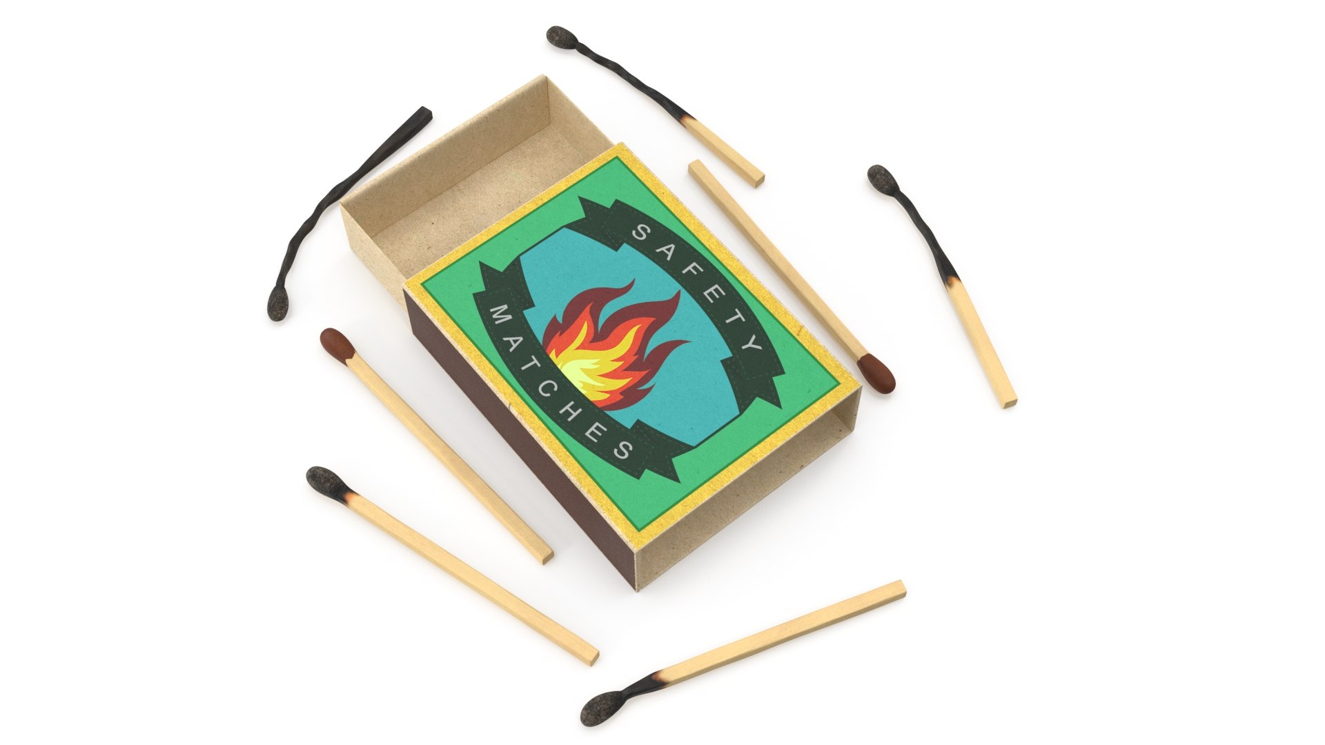 Matches Set Model - TurboSquid 2102668