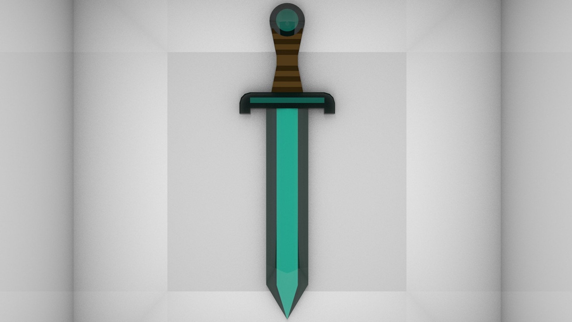 3D model Minecraft Sword Pack VR / AR / low-poly