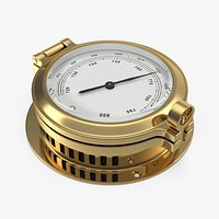 Brass Ship Barometer
