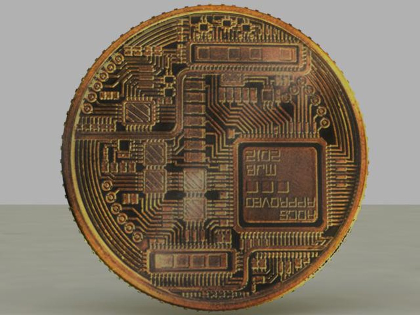 3D Bitcoin Coin Bit - TurboSquid 1202589