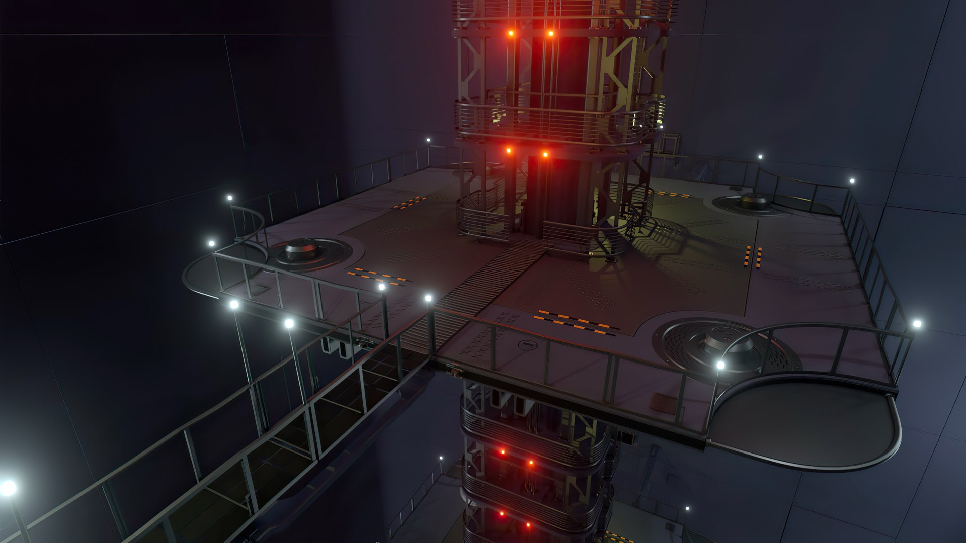 Platform 3D Model - TurboSquid 2105217