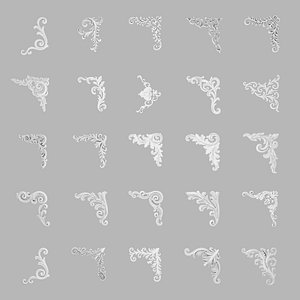 3D 25 Classical Coner Molding S25-AA model